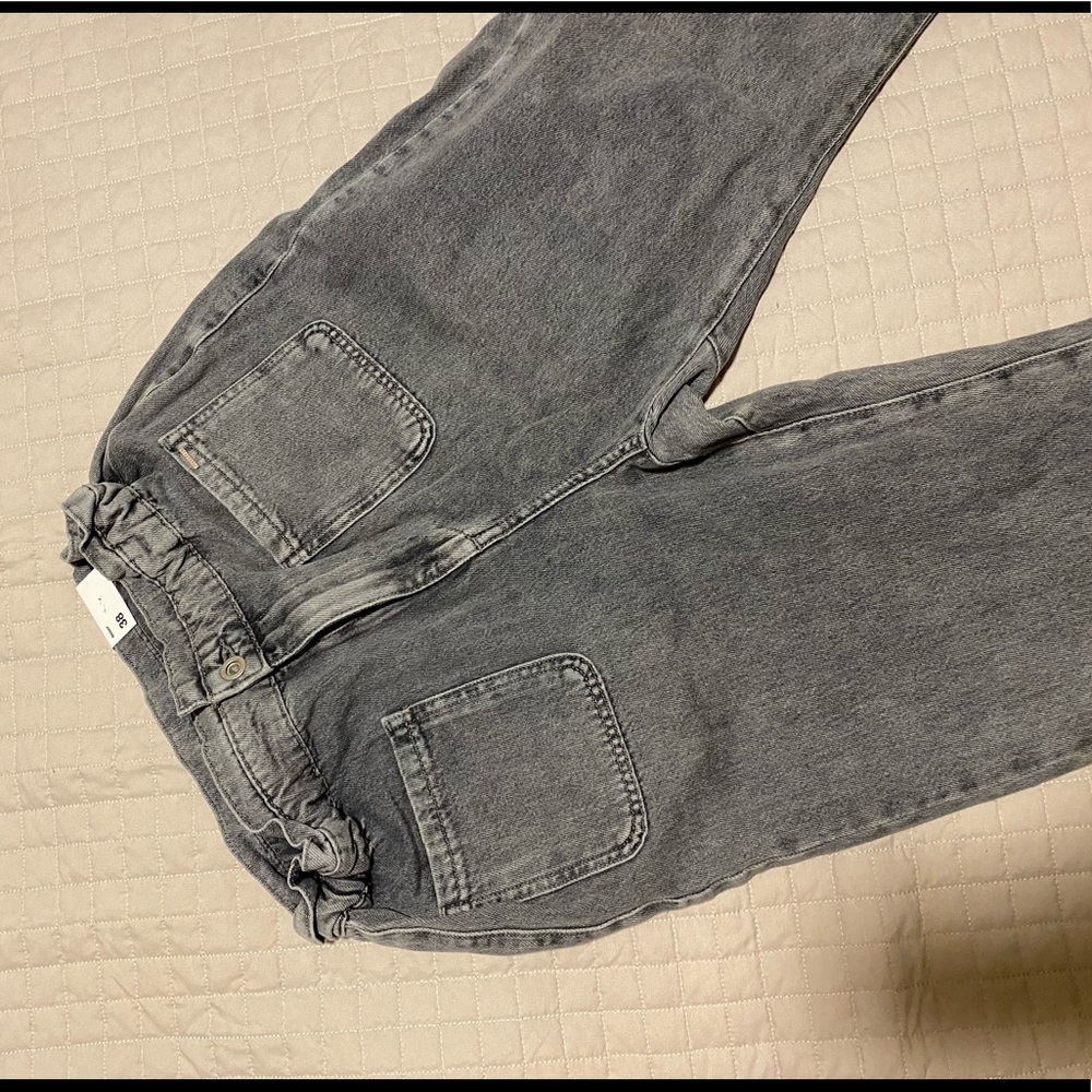 Denim paperbag pants size 38